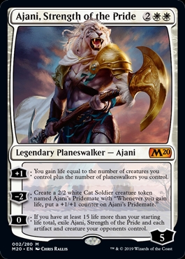Ajani, Strength of the Pride Magic Core Set 2020
